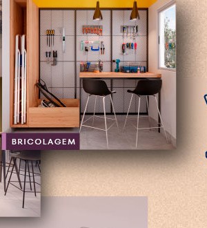 Espaço bricolagem do Floratta Condomínio Clube