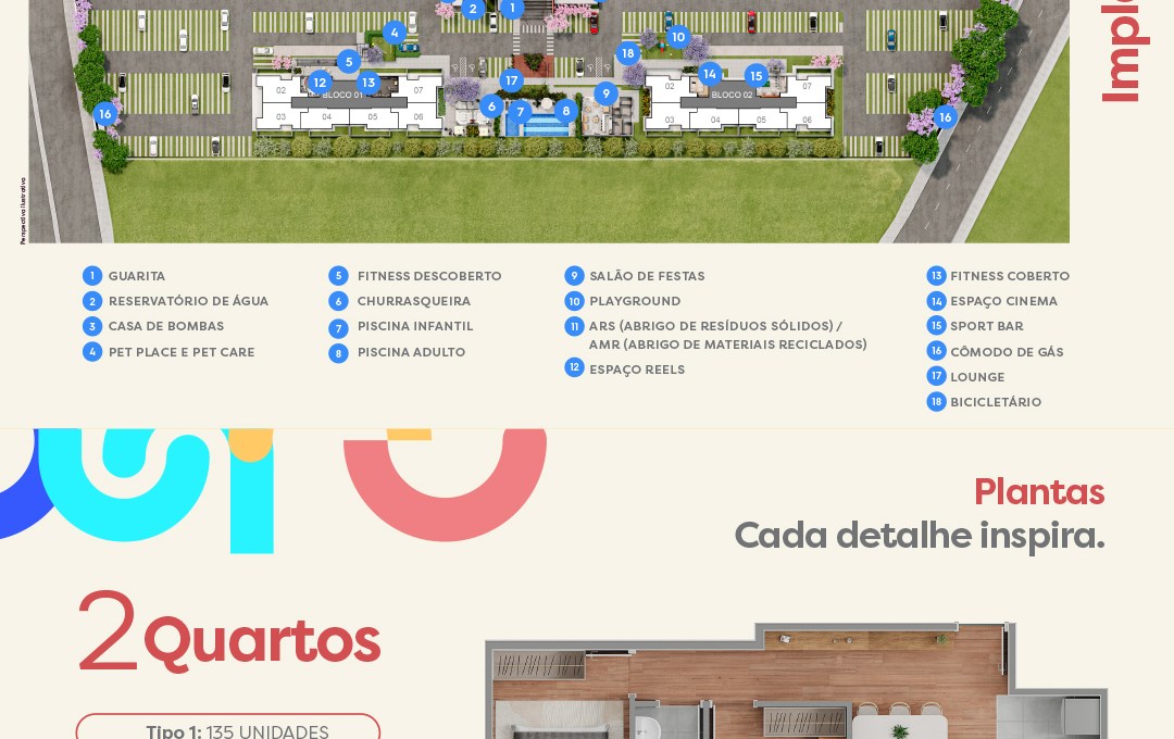 Implantação geral do Inspire Residence