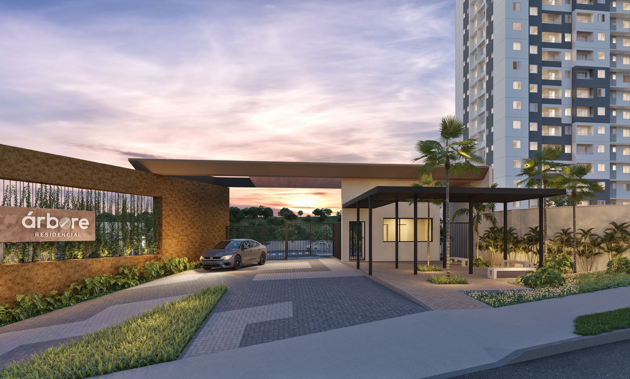 Portaria do Arbore Residencial em Contagem